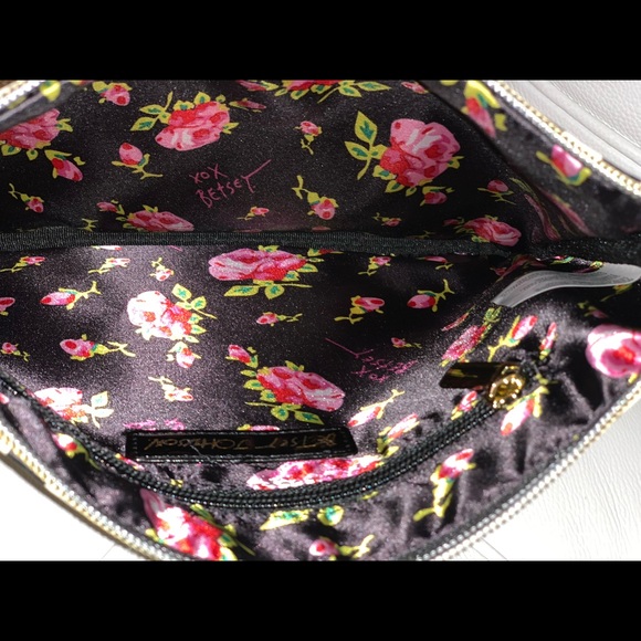 Betsey Johnson, Vintage “Off Duty,” Taxi Cab Cutch, lBlack/White/Pink/Gold, EUC - Picture 7 of 9